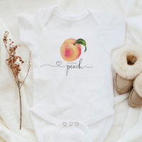 Traje para niños pequeños de durazno