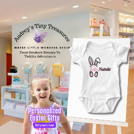 Body Para Bebé Traje personalizado para bebés de Pascua