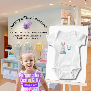 Body Para Bebé Traje personalizado para bebés de Pascua