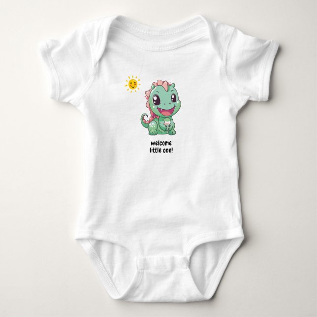 Body Para Bebé Trajes de bebé cortos (Anverso)