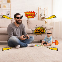 Trajes de bebé gamer, regalo de bebé de cómico