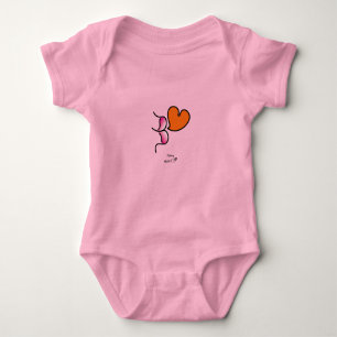 Body Para Bebé trajes de cuerpo voladores muackS!!! Rosa