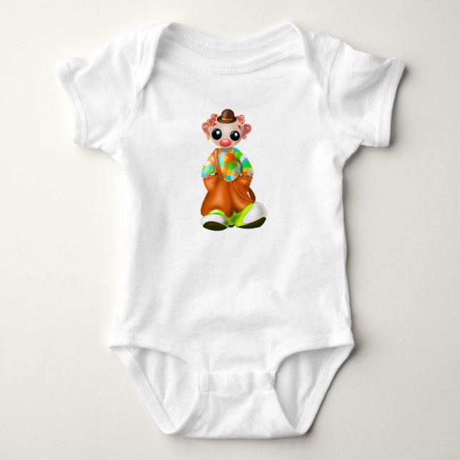Body Para Bebé Trajes de payaso lindos para bebé (Anverso)