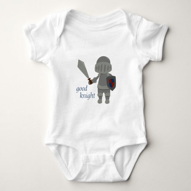 Body Para Bebé Trato de caballero de la Armor Baby Tee (Anverso)