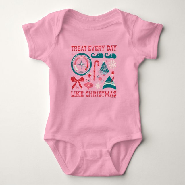 Body Para Bebé Treat Every Day Like Christmas (Anverso)