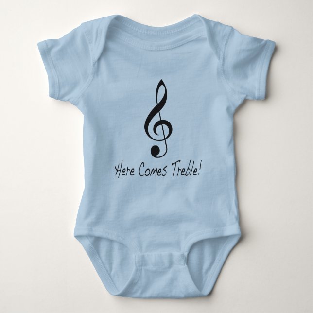 Body Para Bebé Treble (Anverso)