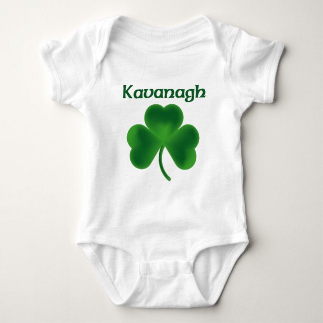 Body Para Bebé Trébol de Kavanagh (Anverso)