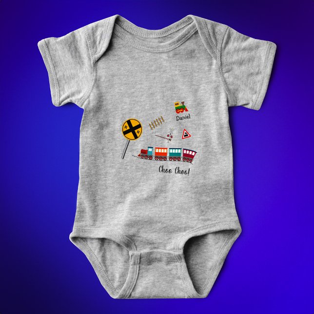 Body Para Bebé Tren Cuto Niño Nacido Choo Choo (Subido por el creador)
