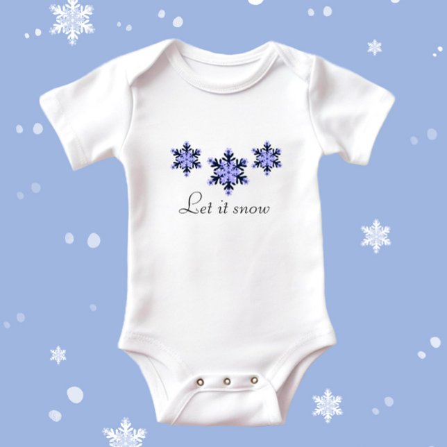 Body Para Bebé Tres copos de nieve (Subido por el creador)
