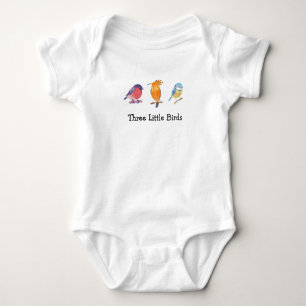 Body Para Bebé Tres pequeños pájaros