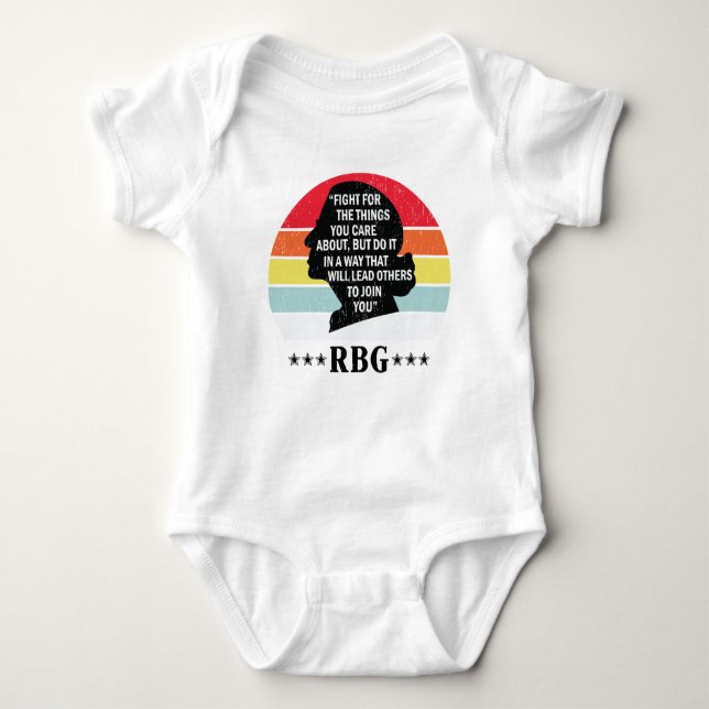 Body Para Bebé Tribunal Supremo de Justicia, Ruth Bader Ginsburg (Anverso)