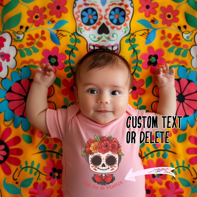 Body Para Bebé 🌹Tributo a La Catrina Día de Muertos 🌹 (Subido por el creador)