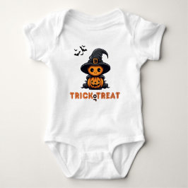 Body Para Bebé Trick o Trek Calabaza Baby Bodysuit