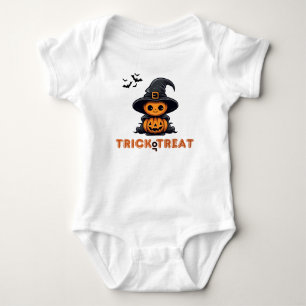 Body Para Bebé Trick o Trek Calabaza Baby Bodysuit