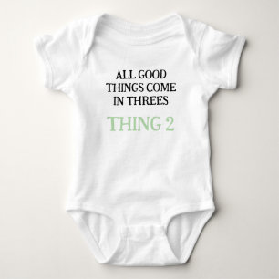 Body Para Bebé Trillizos bebés, divertida idea de regalo de trill