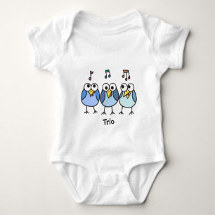 Body Para Bebé Trío de niños pequeños