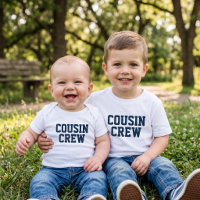 Tripulación de Primos | Bodysuit para Bebés Navy