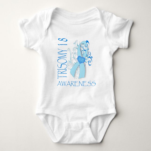 BODY PARA BEBÉ TRISOMY 18, CONCIENCIA DEL TRISOMY 18 (Anverso)