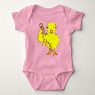 Body Para Bebé Trombone Chick