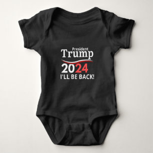 BODY PARA BEBÉ TRUMP 2024 - ¡VOLVERÉ!