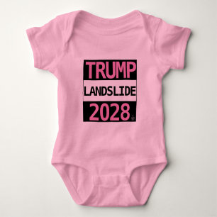 Body Para Bebé ¡TRUMP LANDSLIDE 2028 para BEBÉ! Baby Bodysuit
