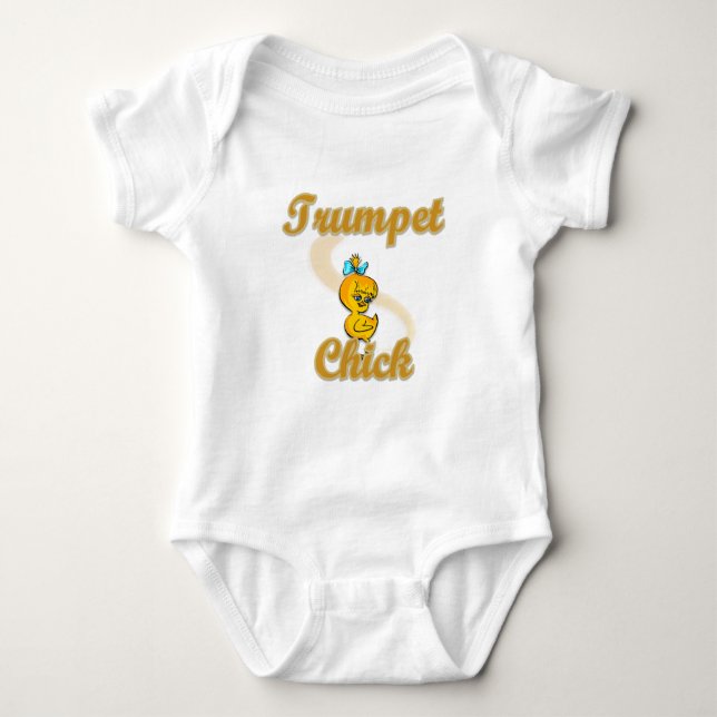 Body Para Bebé Trumpet Chick (Anverso)