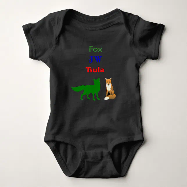 Portavoz Contribuyente Penetrar Body Para Bebé TSULA - Mono cherokee del bebé de la ropa del Fox | Zazzle.es