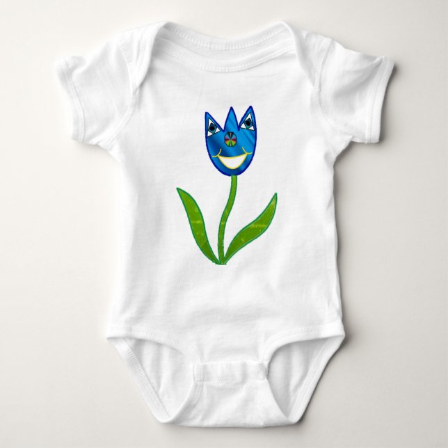 Body Para Bebé Tulipán (Anverso)