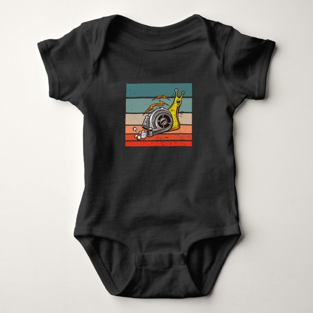 Body Para Bebé Turbo snail (Anverso)
