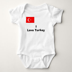 Body Para Bebé turco, amo Turquía