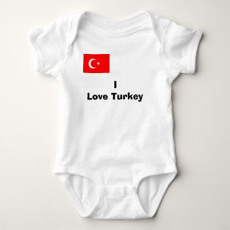 Body Para Bebé turco, amo Turquía