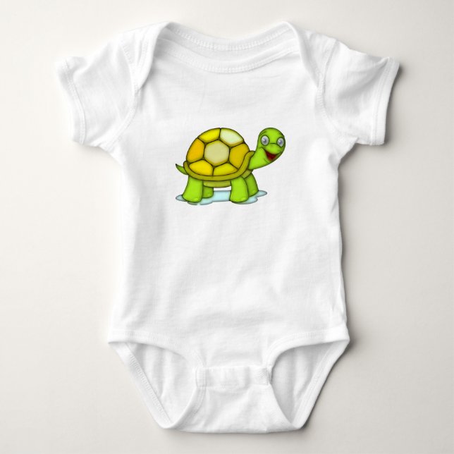 Body Para Bebé Turtle (Anverso)