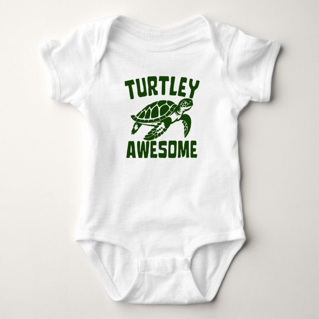 BODY PARA BEBÉ TURTLEY AWESOME (Anverso)
