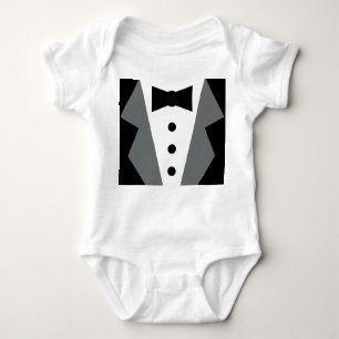 Body Para Bebé Tuxedo