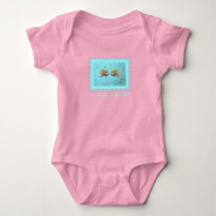Body Para Bebé Twin Chica Angelfish Baby Bodysuit