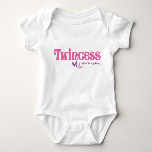 Body Para Bebé Twincess (Anverso)