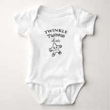 Twinkle Twinkle Little Star Baby Bodysuit, niño