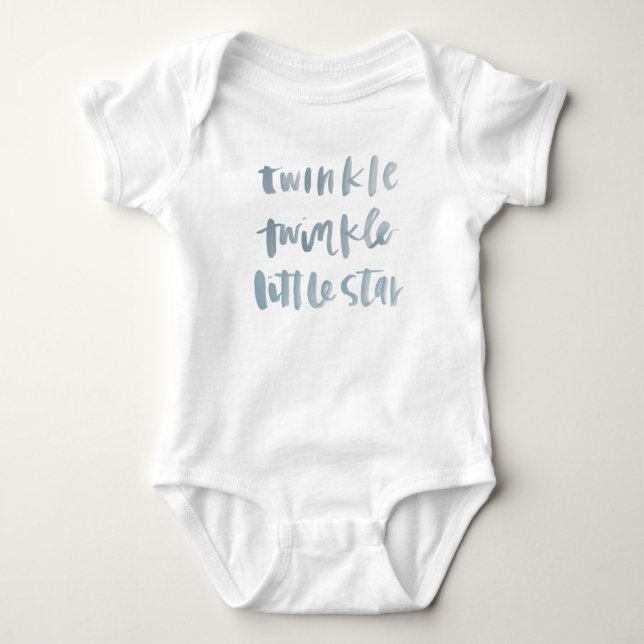 Body Para Bebé Twinkle, Twinkle Little Star Baby Jumpsuit (Anverso)