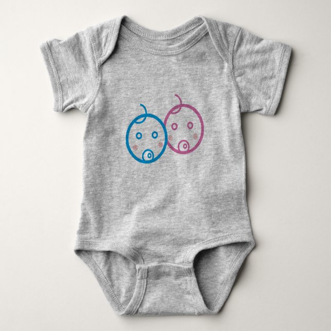 Body Para Bebé twins  (Anverso)