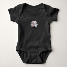 Body Para Bebé Two Cute Rabbits Illustration Sweet Baby Animals