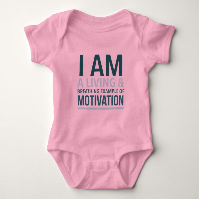 Body Para Bebé Typography Baby Bodysuit (Anverso)