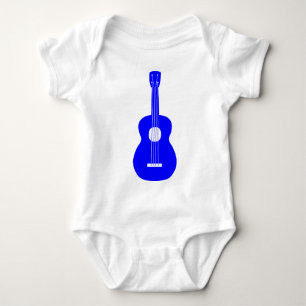 Body Para Bebé Ukulele - Azul