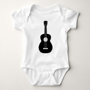 Body Para Bebé Ukulele - Negro