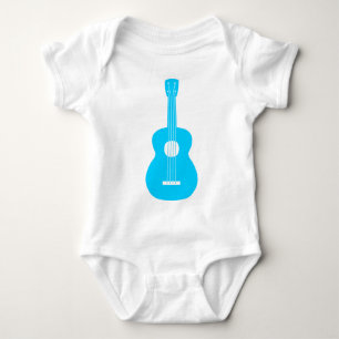 Body Para Bebé Ukulele - Sky Blue