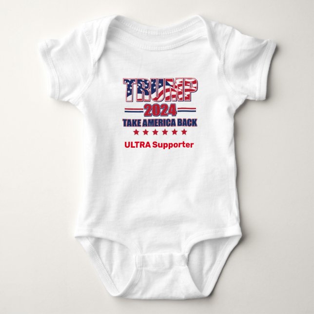 Body Para Bebé Ultra Support de Trump 2024 (Anverso)