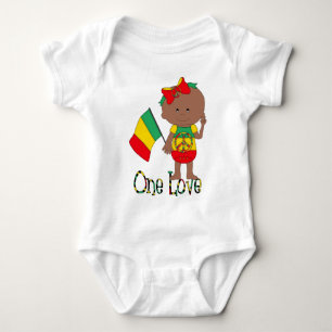 Body Para Bebé Un amor raya bebé afroamericano