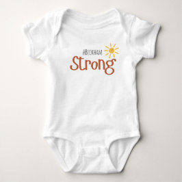Body Para Bebé Un artículo con el fuerte #name Baby Bodysuit