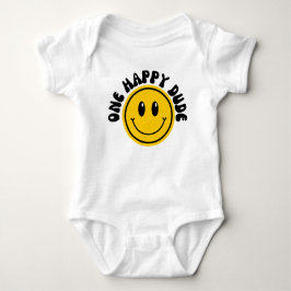 Body Para Bebé Un chico feliz primer cumpleaños