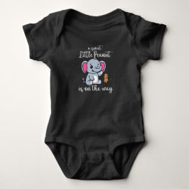 Body Para Bebé Un Dulce Pequeño Cacahuete En Camino Nuevo Bebé Co