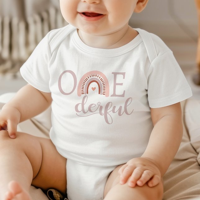 Body Para Bebé Un maravilloso primer cumpleaños Onsie, niñas bebé (Subido por el creador)